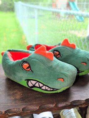 Skechers Green Plush Slippers